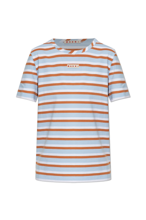 T-shirt ze wzorem w pasy
