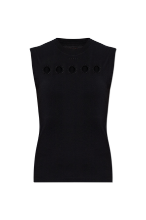 Cotton Top with Crew Neckline