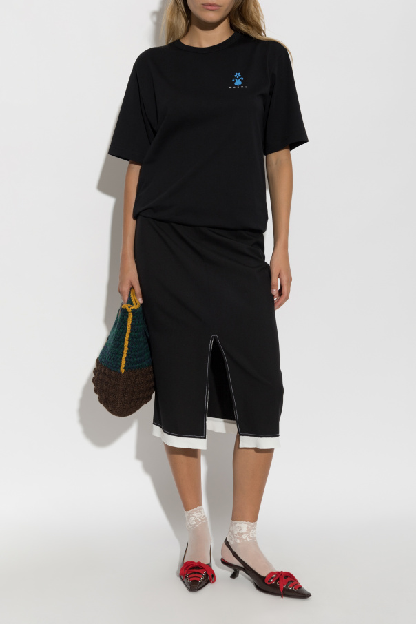 Marni T-Shirt mit Logo