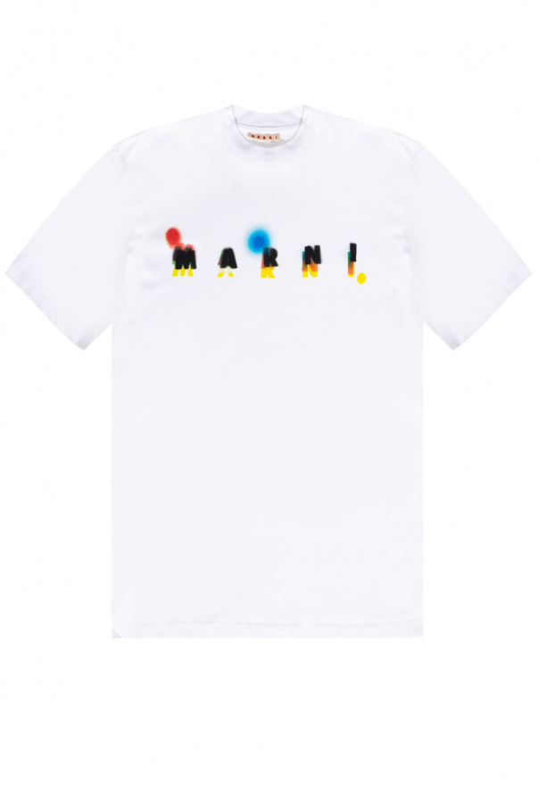 marni Embellished Logo T-shirt