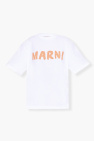 marni white mandarin collar shirt