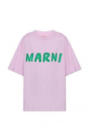 Marni embossed-logo tri-fold wallet