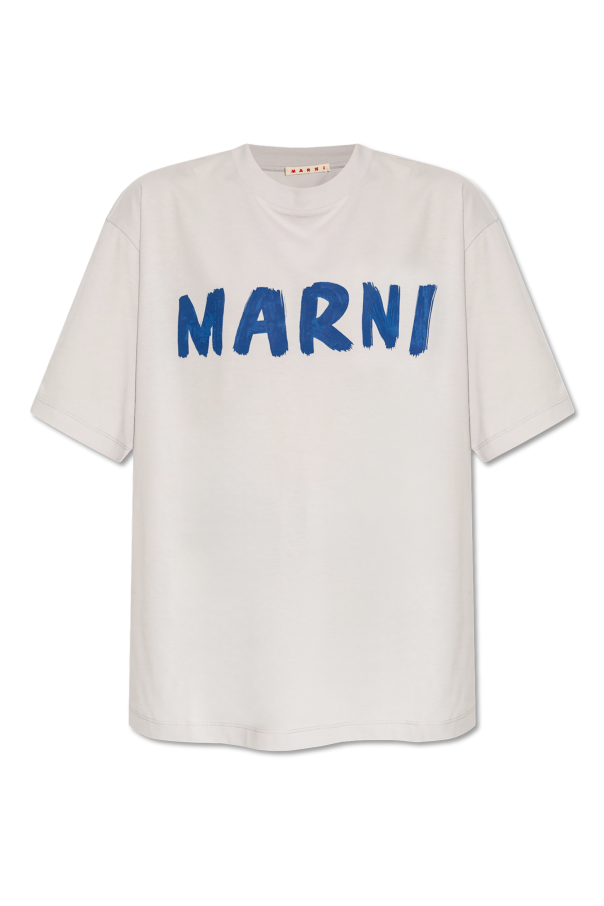 Marni T-shirt z nadrukowanym logo