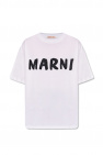 Marni all-over logo-print sneakers Neutrals