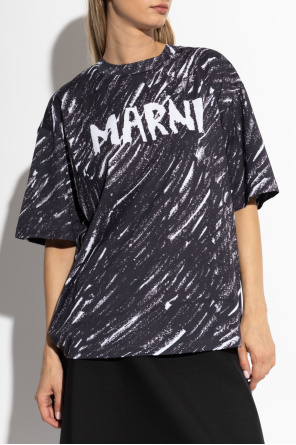 Marni T-shirt z nadrukiem