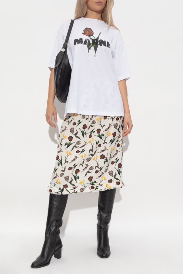 Marni Camiseta con logo