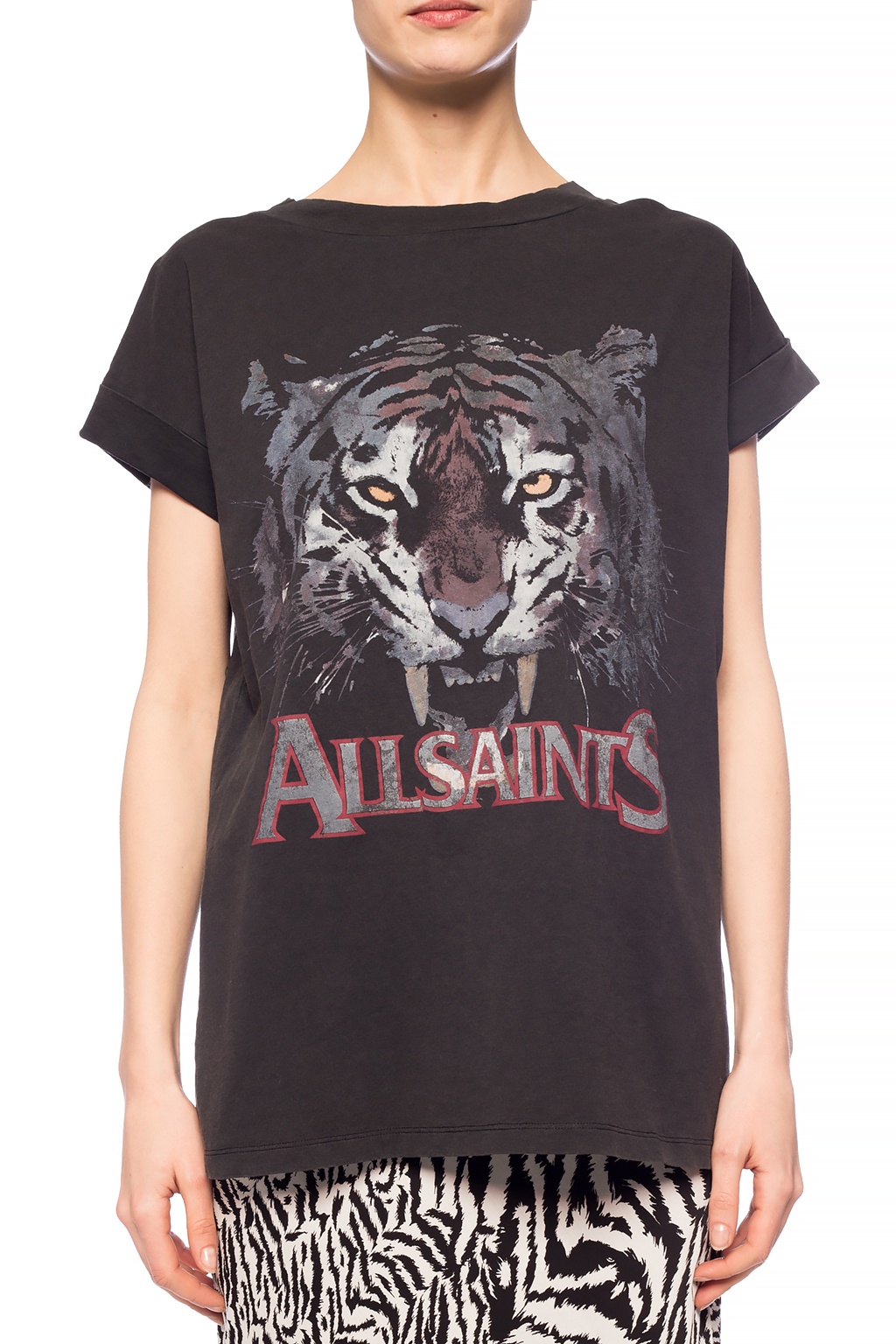 allsaints tiger t shirt