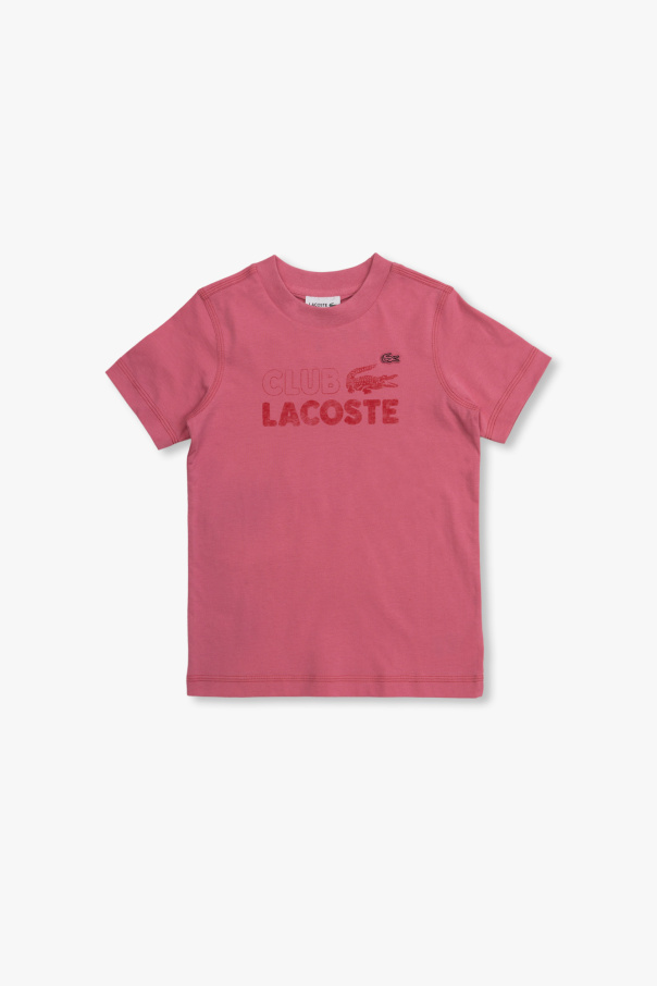Lacoste Kids lacoste wrap croc t shirt
