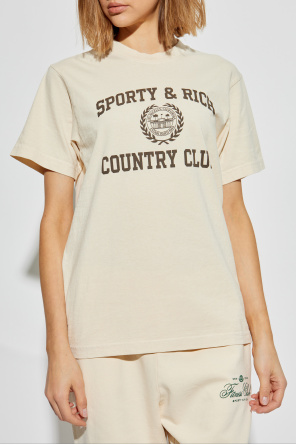 Sporty & Rich T-shirt from the Varsity Crest collection