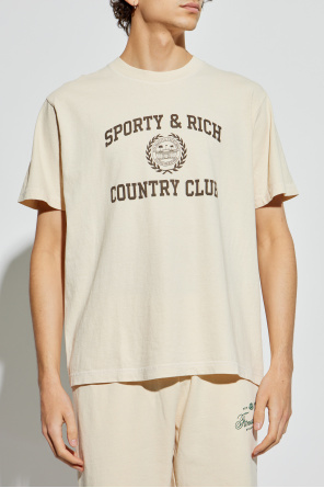 Sporty & Rich T-shirt from the Varsity Crest collection