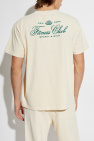 Sporty & Rich cream T-shirt from the Wall Street collection