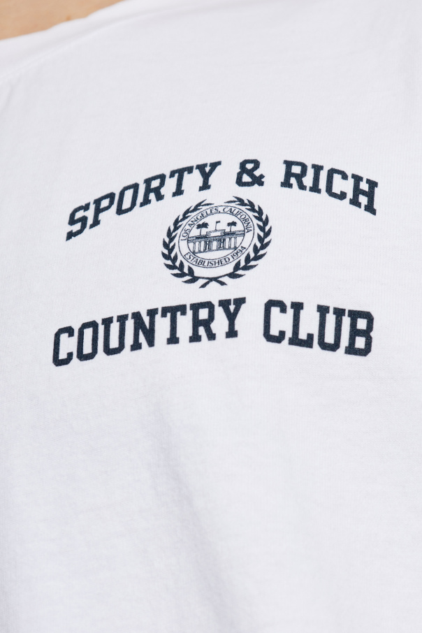 Sporty & Rich T-shirt z kolekcji `Wall Street`