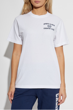 Sporty & Rich T-shirt z kolekcji `Wall Street`