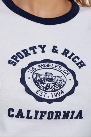 Sporty & Rich T-Shirt aus der Kollektion „Marine“