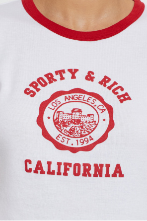 Sporty & Rich T-Shirt aus der Kollektion „Marine“