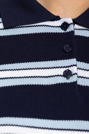 Sporty & Rich Striped pattern polo