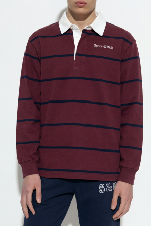 Sporty & Rich Langarm-Poloshirt aus der Kollektion ‘Central Park Drop’