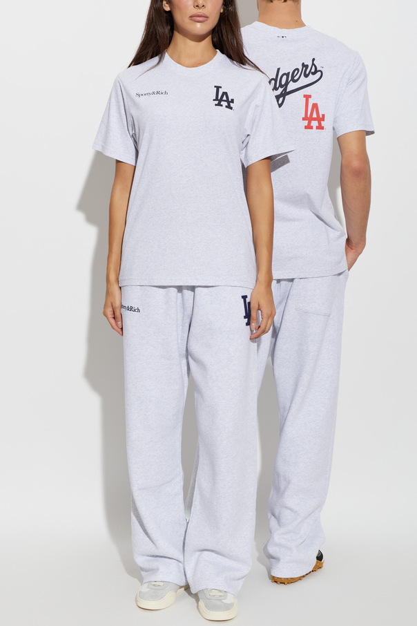 Sporty & Rich T-shirt from the ‘S&R X LA Dodgers’ collection