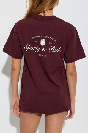 Sporty & Rich T-Shirt aus der Kollektion „Beverly Hills Tennis“