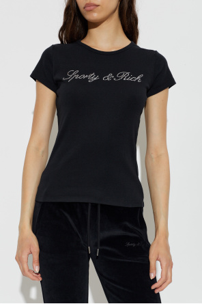 Sporty & Rich T-shirt z kolekcji `Rich Girl Drop`