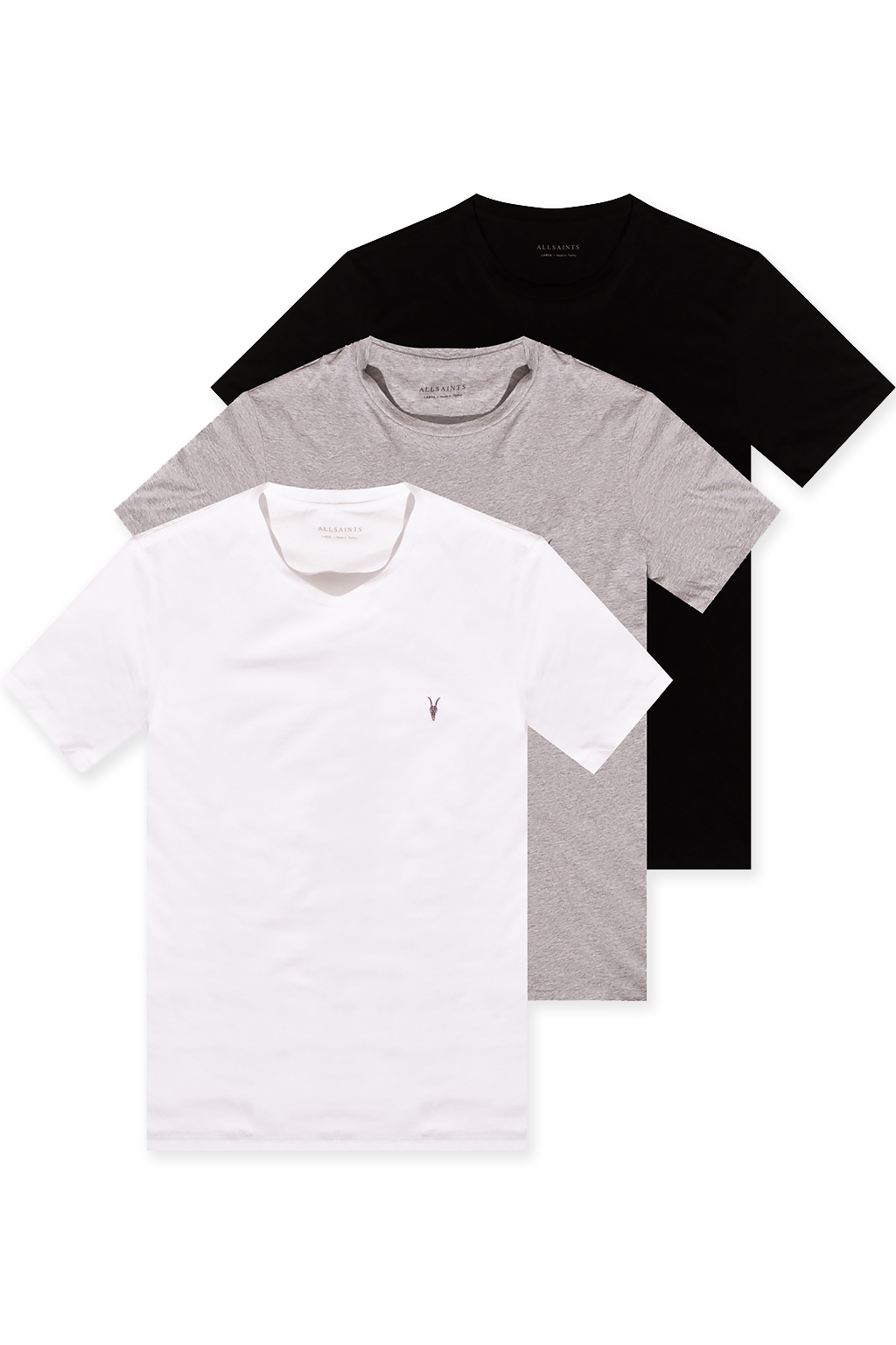 AllSaints ‘Tonic’ branded T-shirt three-pack