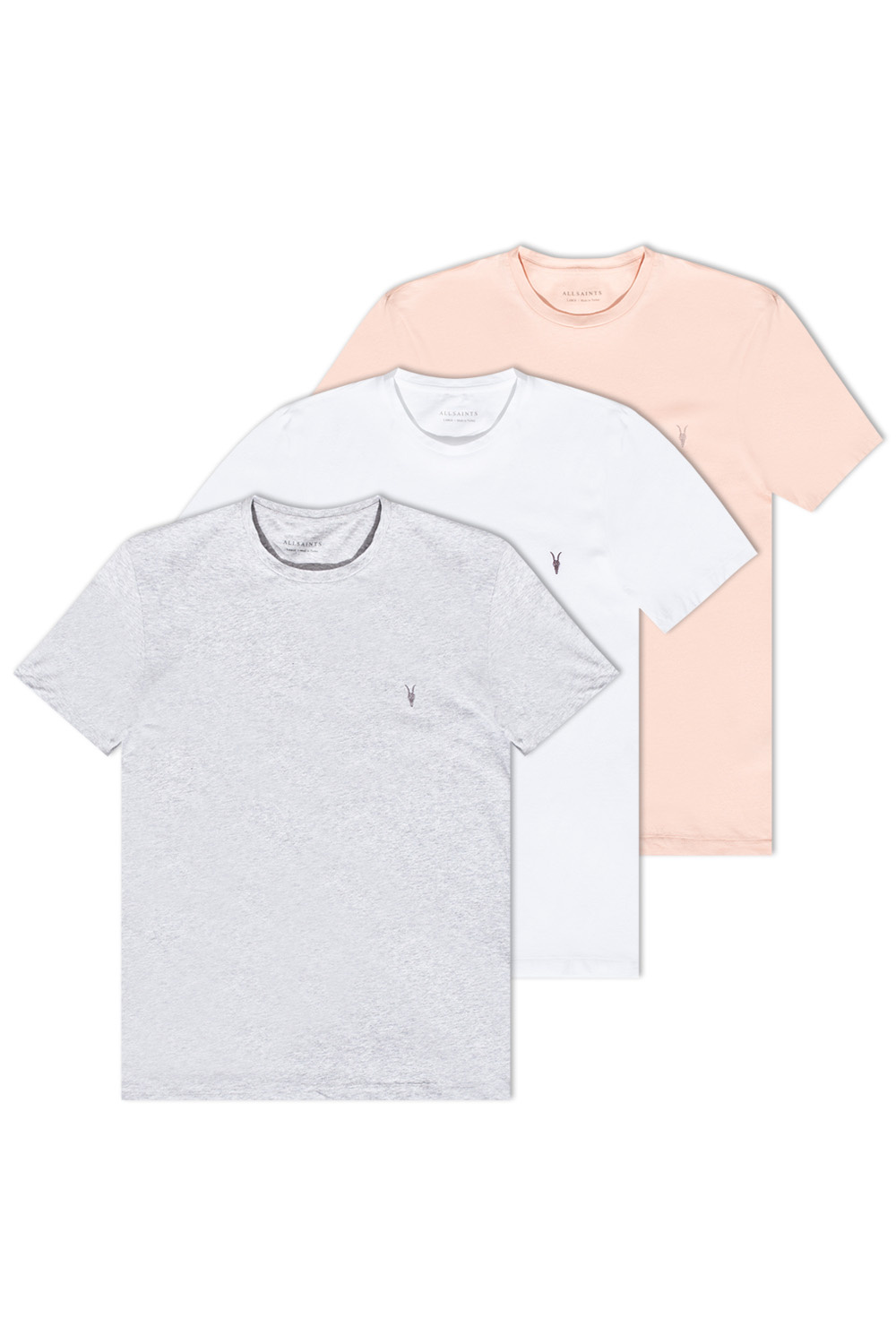 AllSaints ‘Tonic’ branded T-shirt styles three-pack