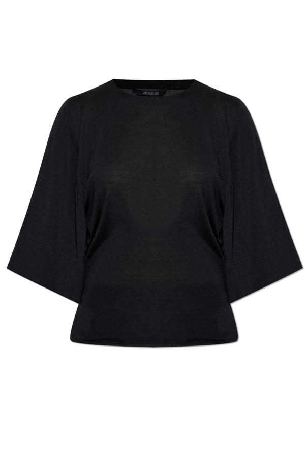 Top with embroidered logo od Jacquemus