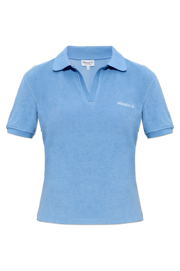 Polo made of 'frotte' cotton od Hunza G