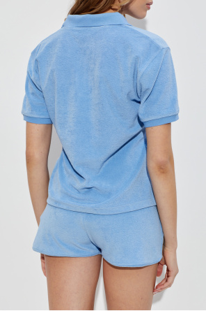 Hunza G Polo made of 'frotte' cotton