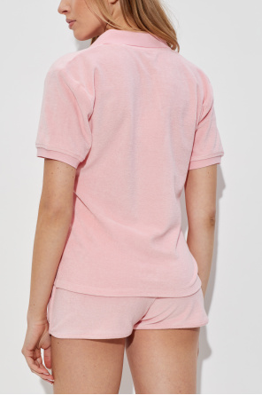 Hunza G Polo made of 'frotte' cotton