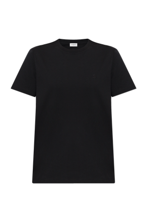 Cotton T-shirt with embroidered logo
