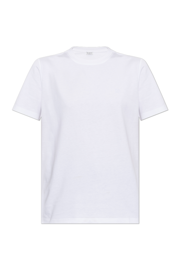 Cotton t-shirt with logo od Balmain