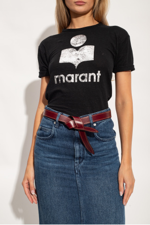Marant Etoile T-shirt z logo ‘Koldi’