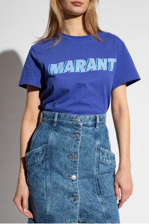 Marant Etoile ‘Edwige’ T-shirt Puddles with logo