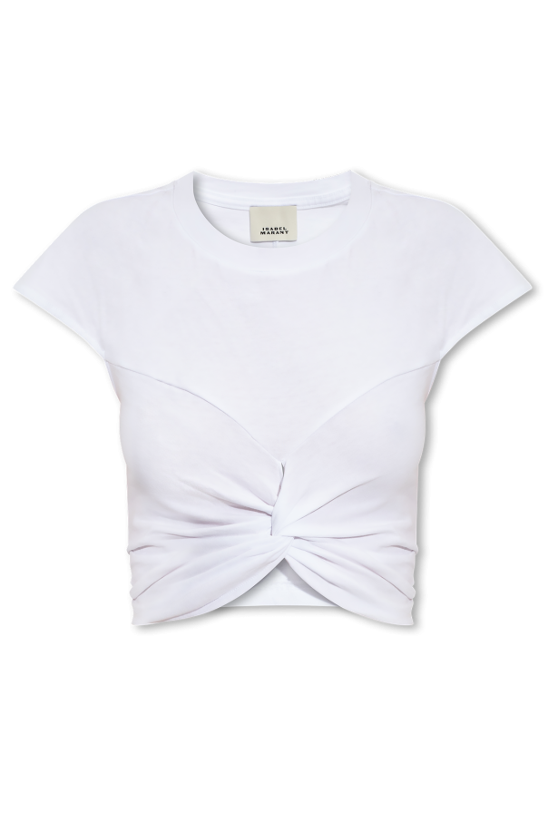 Isabel Marant ‘Zineae’ top with tie detail