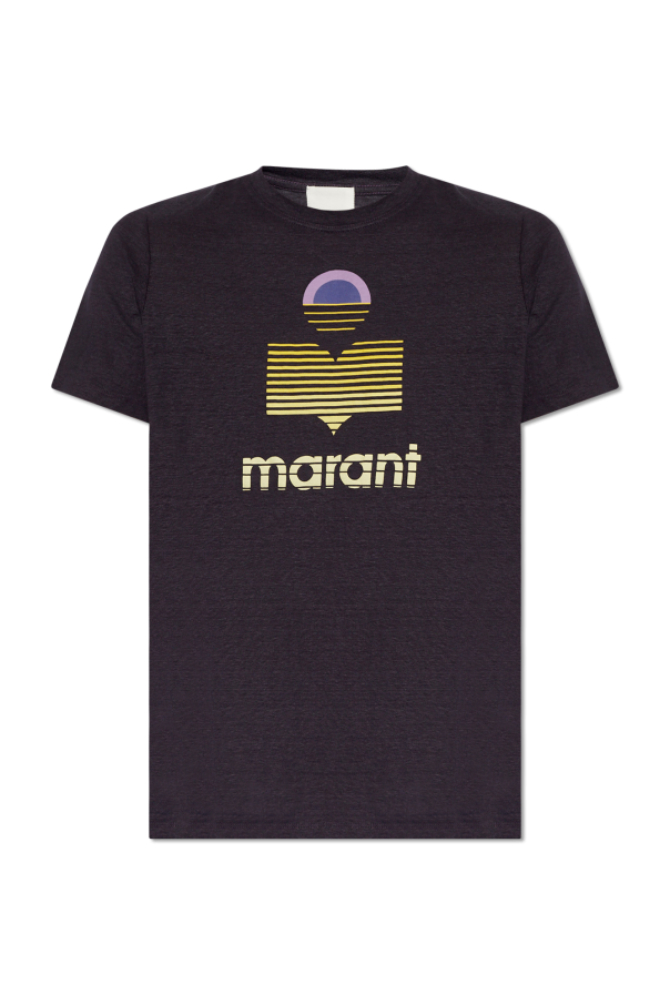 ‘Karman’ linen T-shirt od MARANT