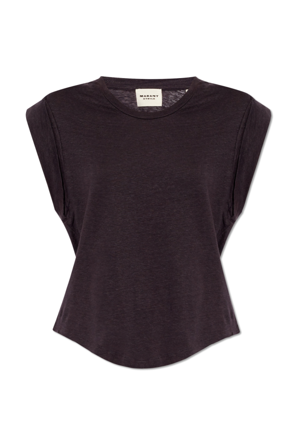 ‘Kotty’ linen T-shirt od Marant Etoile
