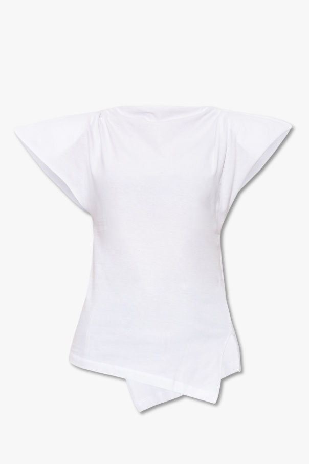 Isabel Marant Bawełniany t-shirt ‘Sebani’