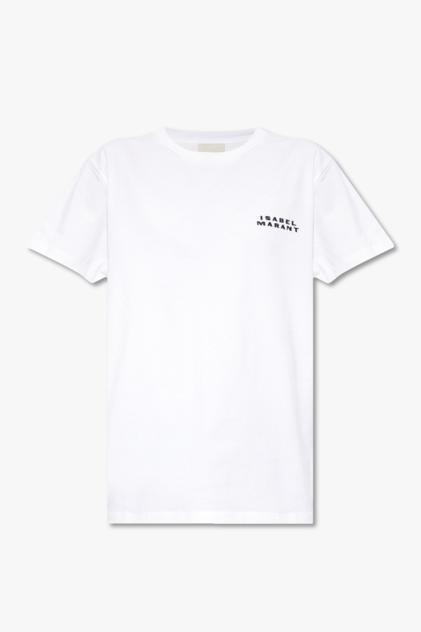 ‘Vidal’ T-shirt with logo od Isabel Marant