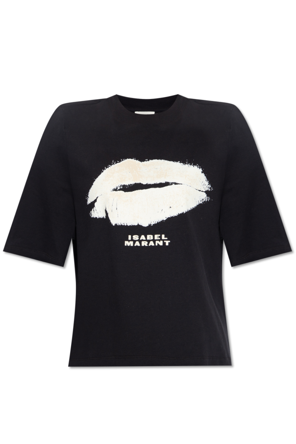 ‘Ben’ T-shirt with logo od Isabel Marant