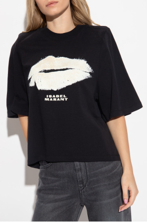 Isabel Marant ‘Ben’ T-shirt with logo