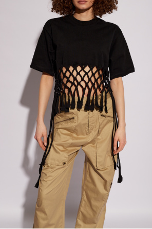 Isabel Marant Short top with fringes 'Texana'