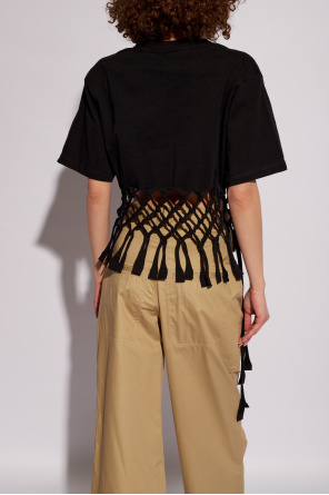 Isabel Marant Short top with fringes 'Texana'