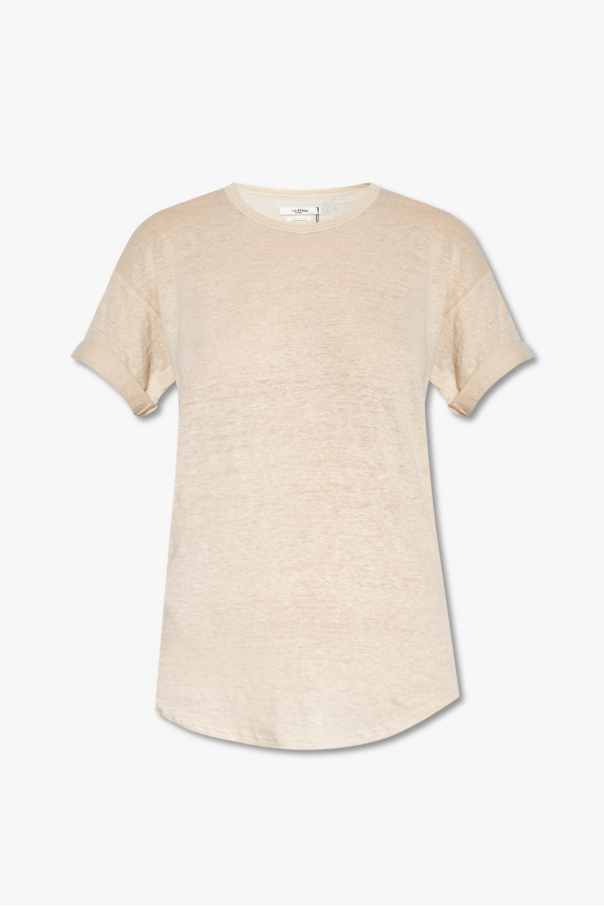T-shirt O Bark preto ‘Koldi’ linen T-shirt