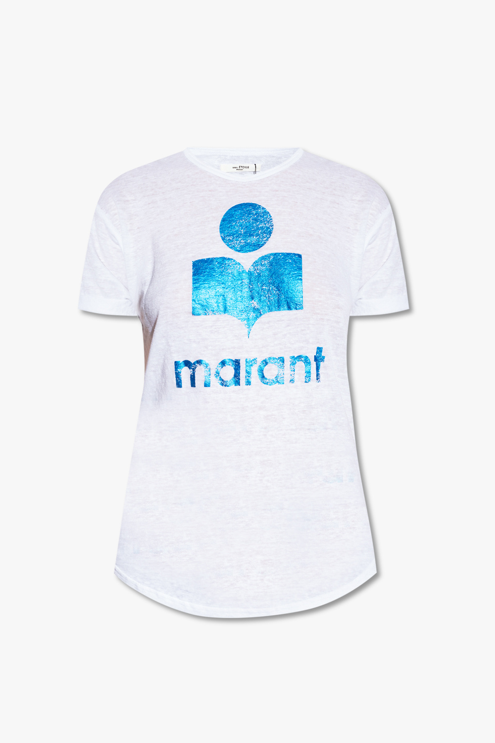 Isabel Marant Étoile ‘Koldi’ linen T-shirt Your with logo