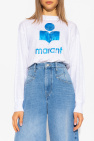 Marant Etoile ‘Klowia’ linen T-shirt with logo
