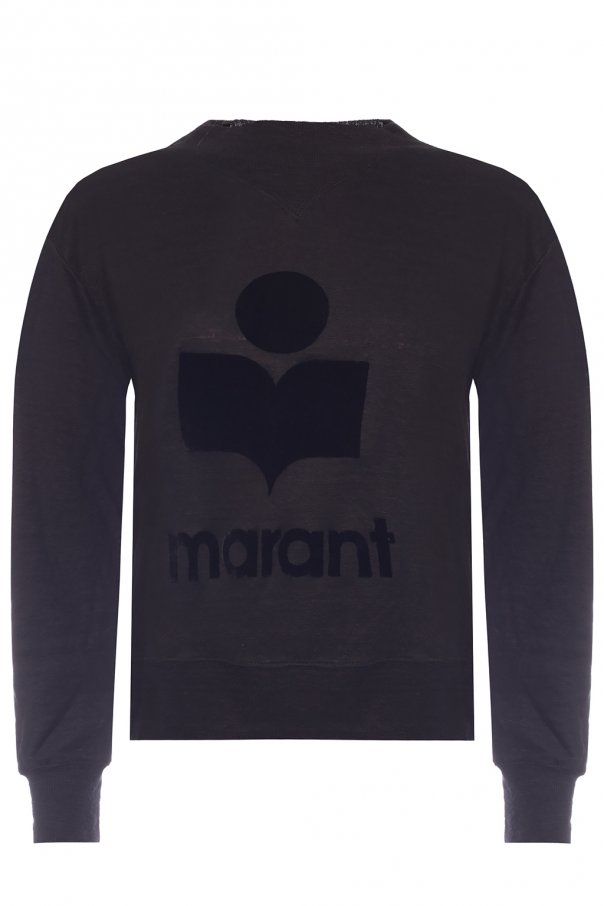 Marant Etoile Linen T-shirt with logo