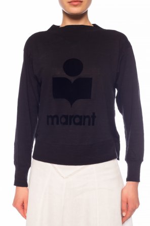 Marant Etoile soft touch hoodie Neutrals
