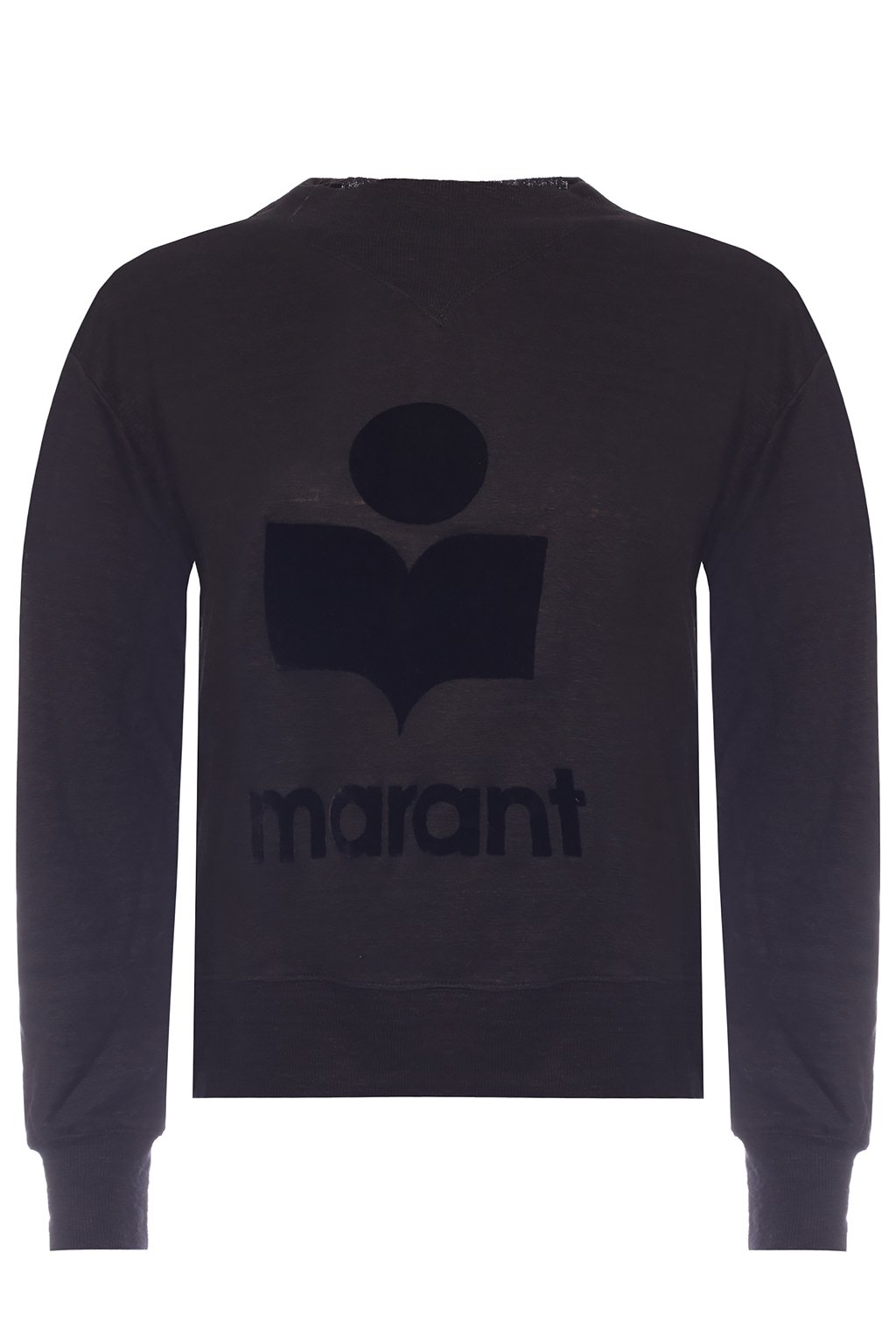 Marant Etoile Linen T-shirt double-layer with logo