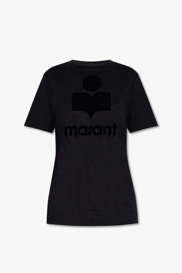 Marant Etoile T-shirt z nadrukiem ‘Zewel’
